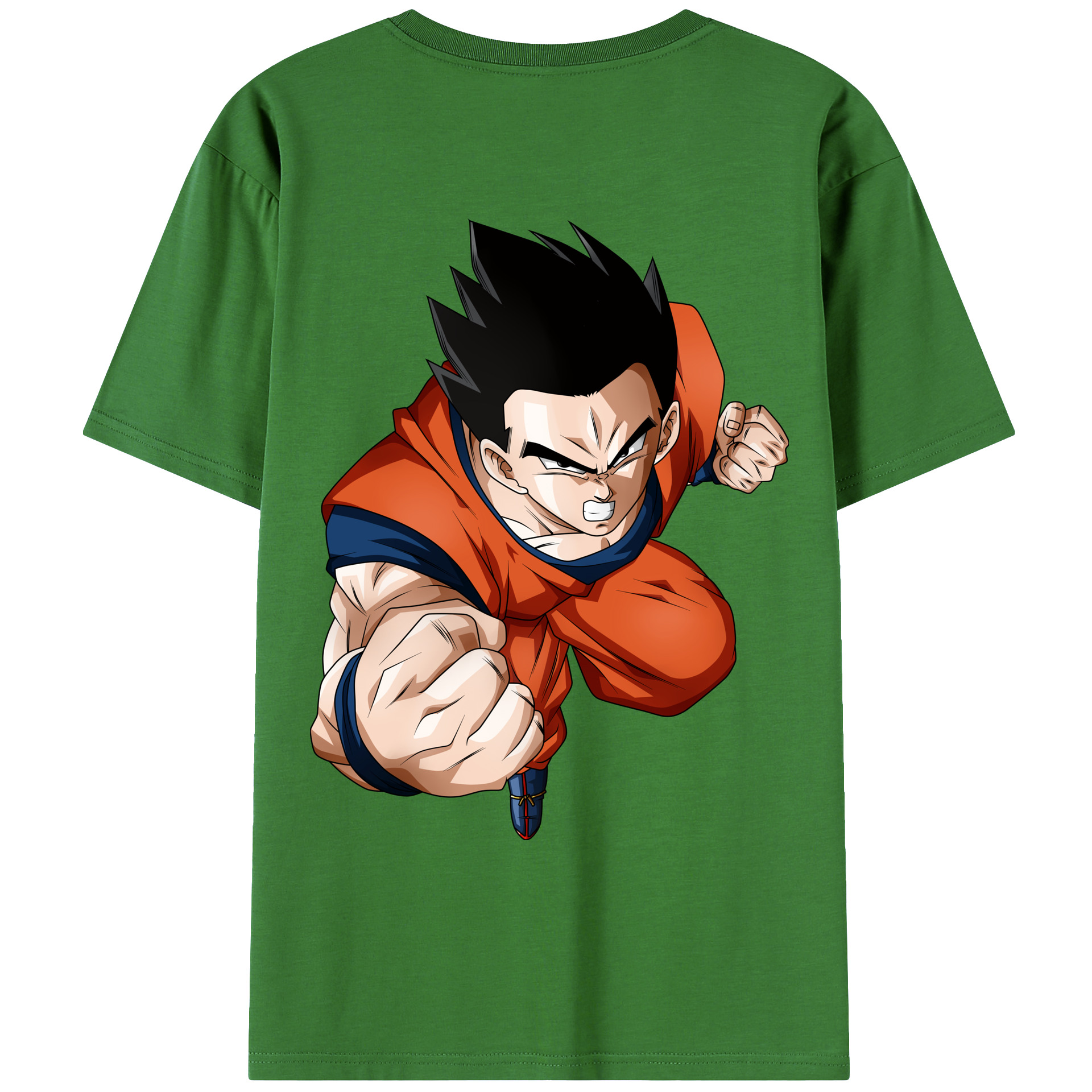 （画像用） ドラゴンボール 孫 悟飯（そんごはん）DRAGON BALL Son Gohan レディース半袖Tシャツ(バックプリント)